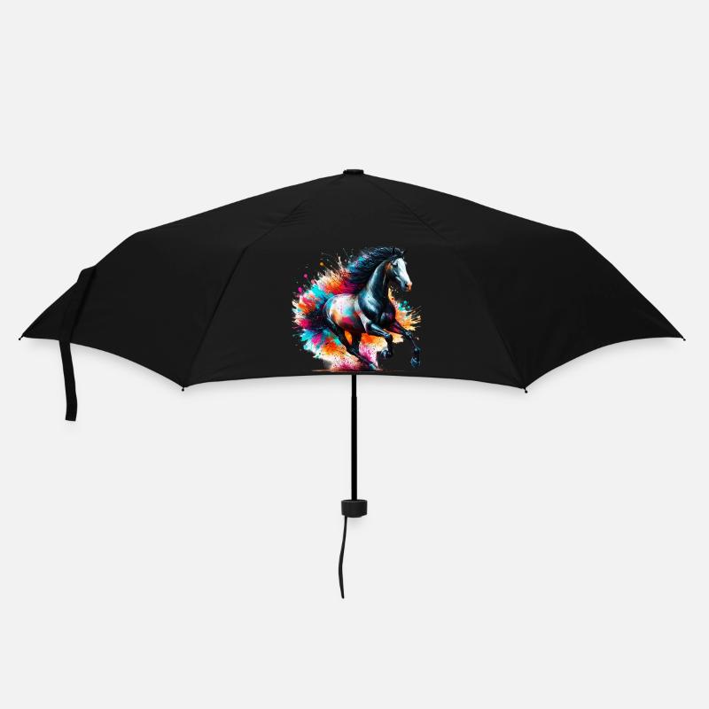 Cheval - Parapluie standard - noir
