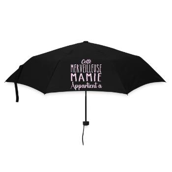This wonderful granny belongs to personalized - Umbrella (small) - black - Front