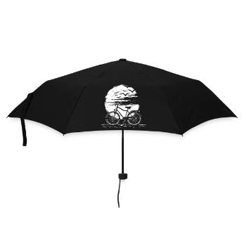 Cycling Drawing - Umbrella (small) - black - Front