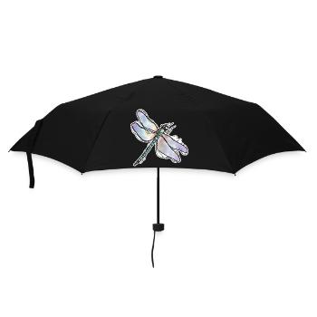 Libelle - Regenschirm (klein) - Schwarz - Vorne