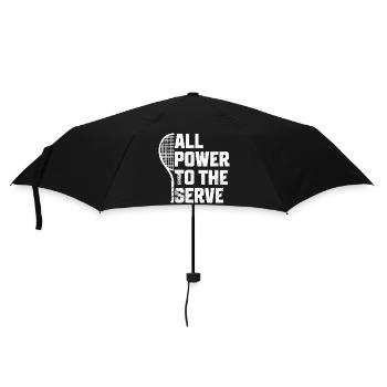 Tennis Shirt Power Serve - Umbrella (small) - black - Front