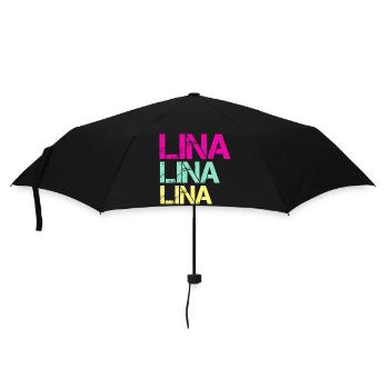 LINA Neon Triptych - Umbrella (small) - black - Front