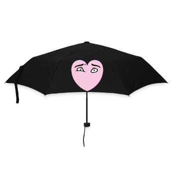 Heart Eyes - Parapluie standard - noir - Devant