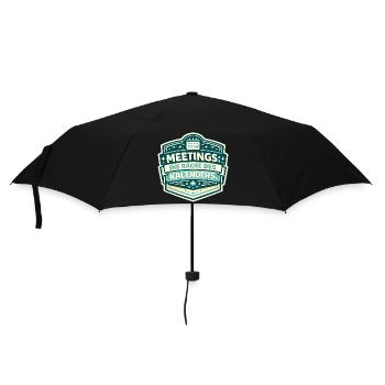 Meetings: The Revenge of the Calendar - Umbrella (small) - black - Front