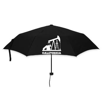 Conception de pompe pour champs pétrolifères californiens - Parapluie standard - noir - Devant