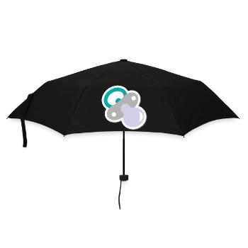 schnuller - Regenschirm (klein) - Schwarz - Vorne
