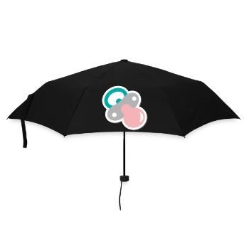 schnuller - Regenschirm (klein) - Schwarz - Vorne