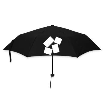 bold squares composition - Umbrella (small) - black - Front