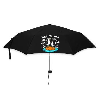 Dad Dad Dad - Lustige Möwen Kinder - Regenschirm (klein) - Schwarz - Vorne