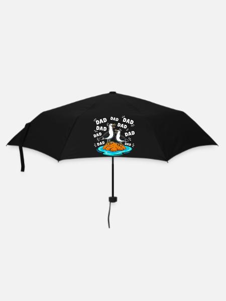 Dad Dad Dad - Lustige Möwen Kinder - Regenschirm (klein) - Schwarz
