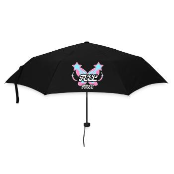 Feel Free Butterfly Emblem - Umbrella (small) - black - Front