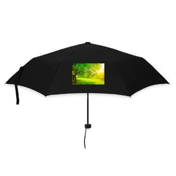 1418 - Parapluie standard - noir - Devant