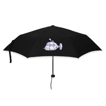 U-Boot! - Regenschirm (klein) - Schwarz - Vorne
