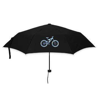 VTT bleu - Parapluie standard - noir - Devant