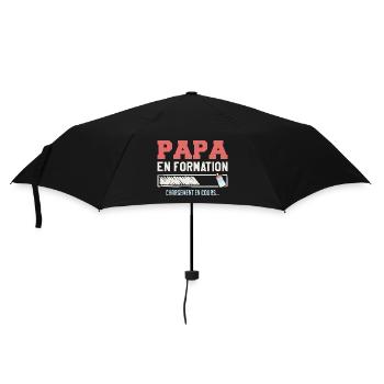 Papa en Formation - Chargement en Cours - Parapluie standard - noir - Devant