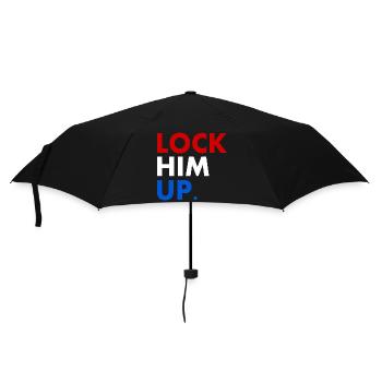 Lock him up - Regenschirm (klein) - Schwarz - Vorne