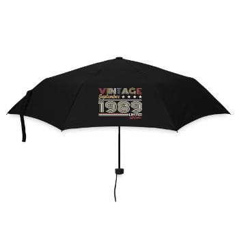Vintage Septembre 1989 Septembre 1989 September - Umbrella (small) - black - Front