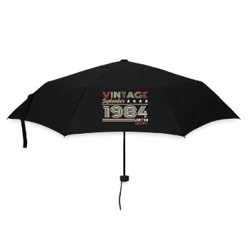 Vintage Septembre 1984 Septembre 1984 September - Umbrella (small) - black - Front