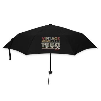 Vintage Septembre 1960 Septembre 1960 September - Parapluie standard - noir - Devant