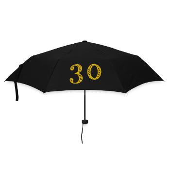 30. 30 YEARS. 30th ANNIVERSARY. 30TH ANNIVERSARY. - Umbrella (small) - black - Front