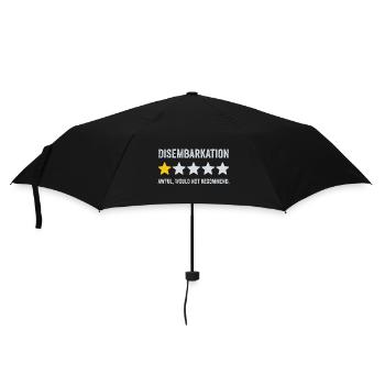 Disembarkation Awful Would Not Recommend - Cruise - Umbrella (small) - black - Front