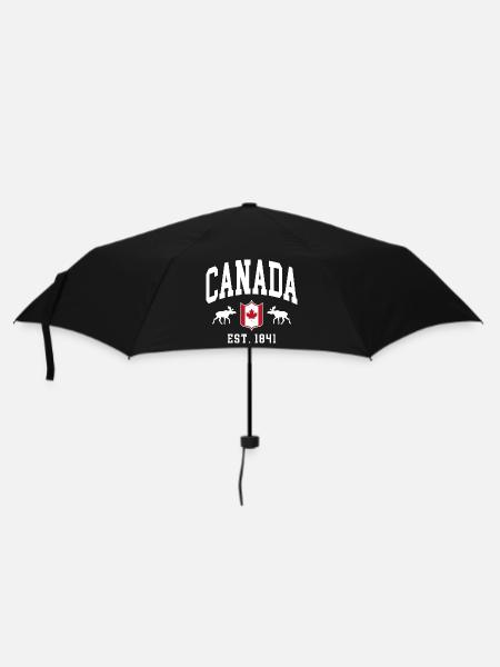 Kanada - Regenschirm (klein) - Schwarz