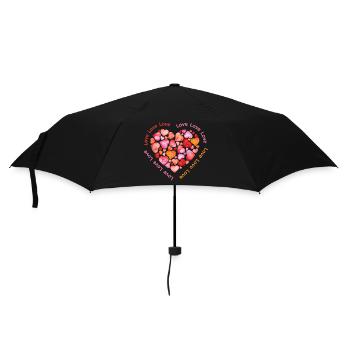 L’amour est tout - Parapluie standard - noir - Devant