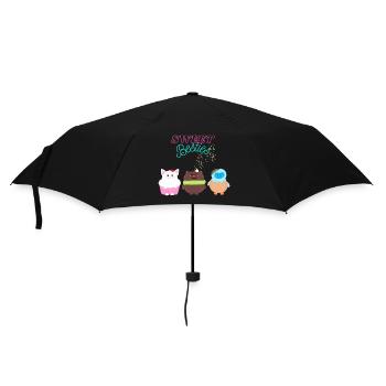 Sweet Besties - Regenschirm (klein) - Schwarz - Vorne