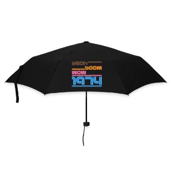 Chemise vintage 1974 Retro oui Boom Wow - Parapluie standard - noir - Devant