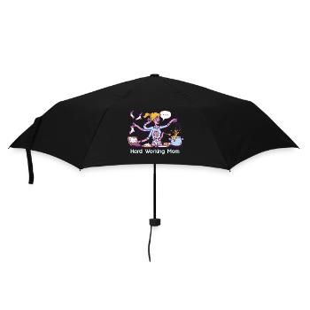 Maman qui travaille dur - Jack of all trades Mama - Parapluie standard - noir - Devant