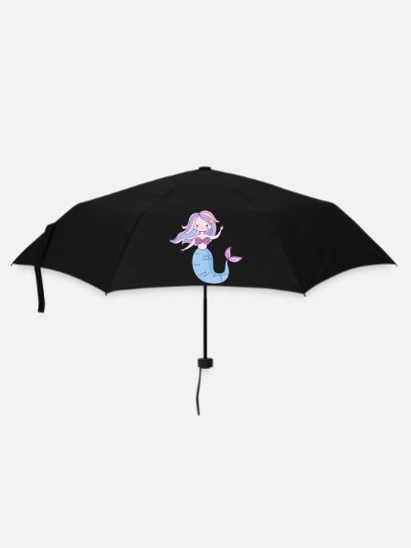 Cadeaux drôles pour les enfants avec sirène - Parapluie standard - noir