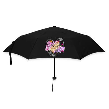 Große Schwester - Regenschirm (klein) - Schwarz - Vorne