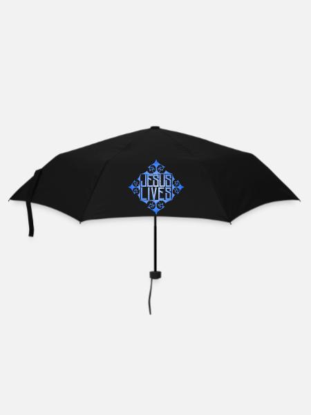 Jésus-Vit, Jésus-Christ disant, Chrétien - Parapluie standard - noir