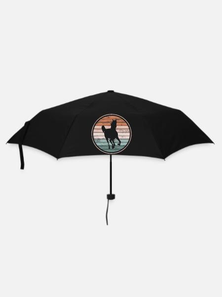 Cheval chevaux - Parapluie standard - noir