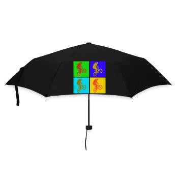 BMX Pop Art - Umbrella (small) - black - Front