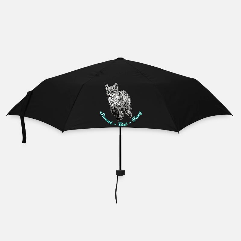 Sweet but Foxy - Regenschirm (klein) - Schwarz