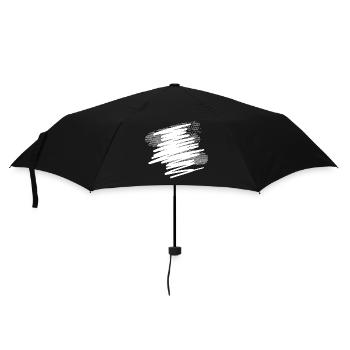color blob splash painter gift colorful paint - Umbrella (small) - black - Front