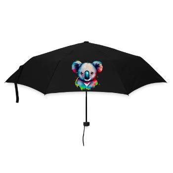 Koala - Regenschirm (klein) - Schwarz - Vorne