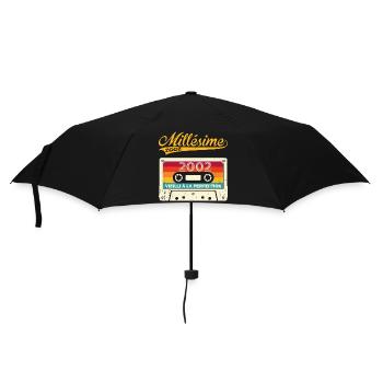 Millésime 2002 Cadeau 21 Ans Anniversaire Humour - Parapluie standard - noir - Devant
