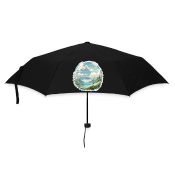 Anime / Comic / Japanisch / Zeichentrick / Cartoon - Regenschirm (klein) - Schwarz - Vorne