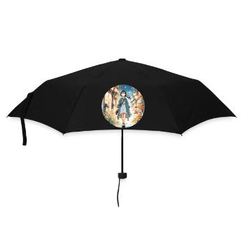 Anime / Comic / Japanese / Animation / Cartoon - Umbrella (small) - black - Front