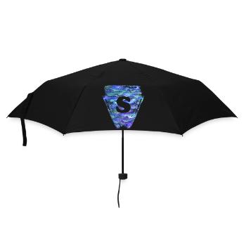 dreieck e 103 s - Regenschirm (klein) - Schwarz - Vorne