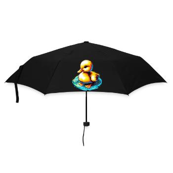 Duckling Duck Duck - Umbrella (small) - black - Front