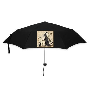 Manuel de la sorcière / grimoire / Halloween / automne - Parapluie standard - noir - Devant
