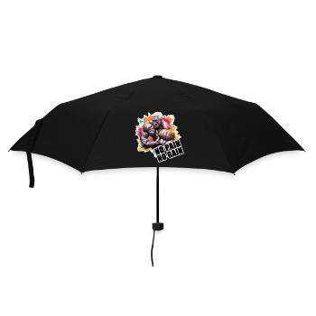 Bodybuilder / Sports / Fitness / Monkey / Muscles - Umbrella (small) - black - Front