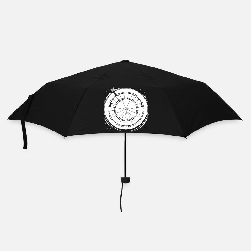 Dart Zeichnung - Regenschirm (klein) - Schwarz