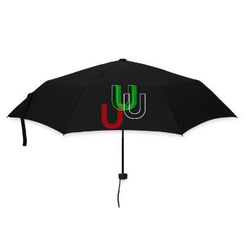 U Neon - Regenschirm (klein) - Schwarz - Vorne