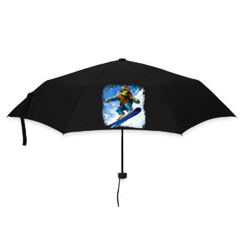 Snowboard Caméléon - Parapluie standard - noir - Devant
