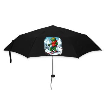 Krokodile Ski - Regenschirm (klein) - Schwarz - Vorne