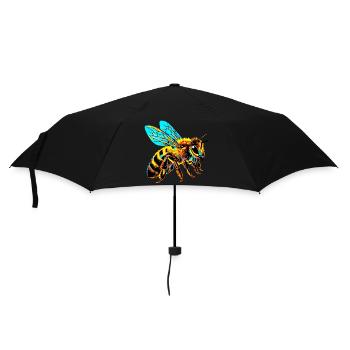 Abeille - Parapluie standard - noir - Devant